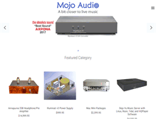 Tablet Screenshot of mojo-audio.com